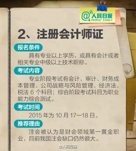 211項職業資格證被取消 盤點十大含金量高資格證書